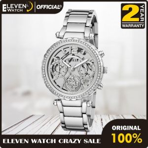 [Promo] Jam Tangan Wanita Guess GW0403L1 Solstice Silver Tone Case Silver Tone Stainless Steel Original Garansi 2 Tahun [✔COD][100% Authentic]