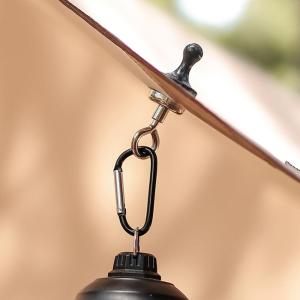 Magnet Buckle Metal Flexibility Hooks D Shape for Hiking Camping Climbing Picnic