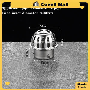 304 Stainless Steel Roof Floor Drain Balcony Drainage Cover Rain Pipe Cap Anti-blocking Drainage Plumbing Filter