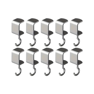 Tiết kiệm không gian thép xoay móc cho bàn Dễ dàng cài đặt bền treo giải pháp Ba lô ô dù 5/10 miếng