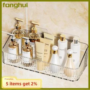 fanghui Treo Tường Mỹ phẩm lưu trữ giá không có lỗ yêu cầu nhựa góc tường kệ tổ chức phụ kiện phòng tắm