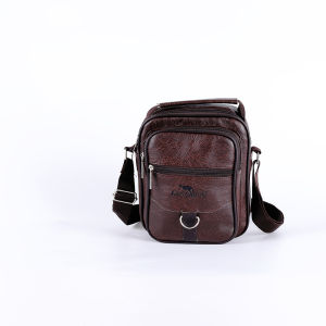 กระเป๋าสะพายข้างใบเล็กผู้ชาย สไตล์เรโทรสุดๆ หนังสวย สะพายข้าง แฟชั่นจิงโจ้ มีหลายช่อง พร้อมส่ง 0344#