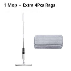 Deerma TB500 Mop Cloth Water Spray Mop Wet Dry 360 Degrees Floor Mop With Tank Mop Micro Fiber Cloth