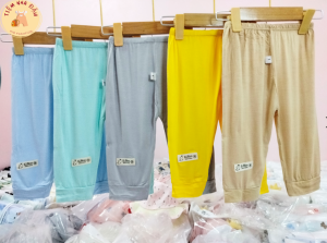 Quần dài quần chục 5 màu thun lạnh dành cho bé trai bé gái