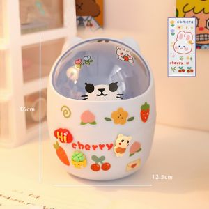 Thùng rác mini để bàn trang trí đẹp thùng rác lật -BeloveShop