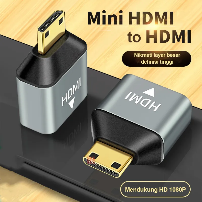 Mini HDMI to HDMI 4K 60HZ Mini ke Kabel HDMI Kepala Kecil ke