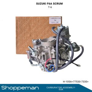 SUZUKI MULTICAB F6A SCRUM CARBURETOR ASSEMBLY CARBURATOR ASSEMBLY H-105A 77530-7330 T-6