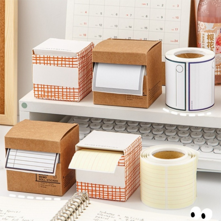 NAELIN Tear-off Sticky Notes 100/250 Sheets/Roll Line Marking Pull-out ...