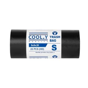 【Special Offer】TL77 Garbage plastic bags Macapa Biodegradable trash can trash bag Eco-friendly disposable black trash bag 25Pcs/Roll 10Pcs/Roll (Small/Medium/Large/XL/XXL)