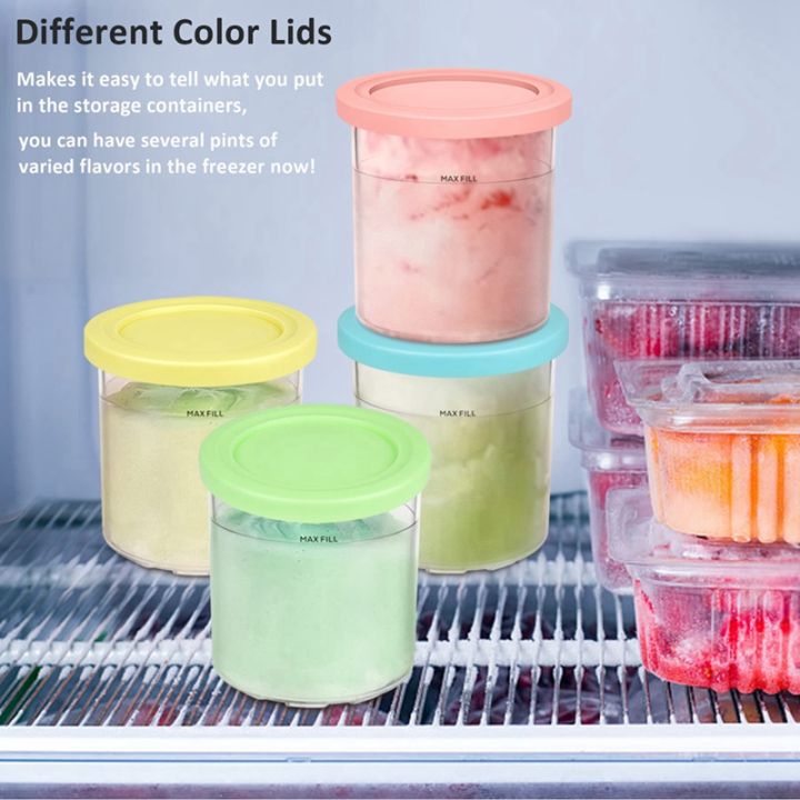 Ice Cream Tools Pints Cup For Ninja NC299AM C300s Series Reusable Can Store  Gelato Containers With Sealing Lid 230712 From Youngstore10, $10.72