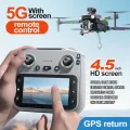 K19 Max Drone 4K HD 4.5-Inch Screen 360° Laser Obstacle Avoidance GPS Positioning Optical Flow Positioning Airdrop Drone. 