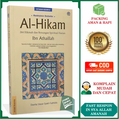 Al-Hikam ORIGINAL 264 Hikmah dan Renungan Spiritual Harian Karya Ibn Athaillah Terjemah Kitab Al Hikam Penerbit QAF