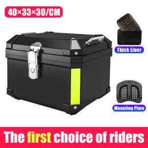 ✨57L ✨Top box for motorcycle Top box 50 liters Large-capacity Universal motorcycle accessories Waterproof Durable Motorcycle top box Tail box Sec top box Motorcycle Compartment