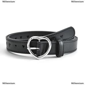 [COD] Millennium Children Faux Leather Belt Kids Cute Peach Heart Buckle Belts Girls Waist Belt