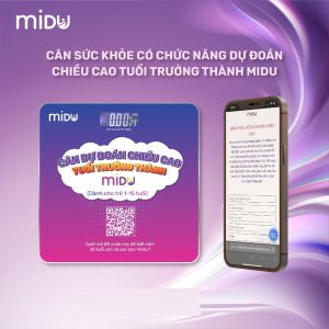 Cân sức khỏe có chức năng dự đoán chiều cao tuổi trưởng thành Midu cân điện tử hiện đại cao cấp