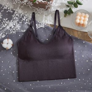 CB-1917 เสื้อครอป ครอปบรา เสื้อในสายเดี่ยว เสื้อในไร้โครง  เสื้อในแฟชั่น ชุดชั้นใน บราครอปครึ่งตัว ชุดไปทะเล