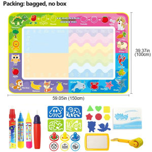 150x100cm magic water drawing mat for kids coloring doodle mat with magic pens painting board educational Montessori toys quality