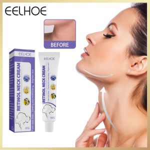 Eelhoe Retinol Neck Cream Neck Firming And Anti Wrinkles Cream Saggy Neck Tightener And Double Chin Reducer Cream Collagen Retinol Neck Cream For Women Firming Anti Wrinkle Tightening Remove Dark Spot Whitening Massage Anti Aging Moisturizing
