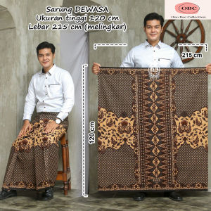 Sarung Pria Dewasa Batik Katun Motif Terbaru Halus Lembut Tebal Jatuh