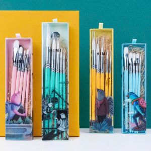 Bộ Cọ Vẽ Himi 5 Cây Himi Miya Little Bird – Cọ Vẽ Gouache Màu Nước Acrylic Đa Năng
