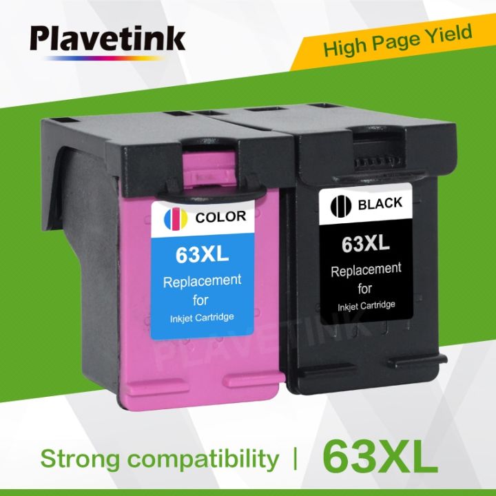 Plavetink 63XL Cartridge Compatible For HP 63 Ink Cartridge Deskjet ...