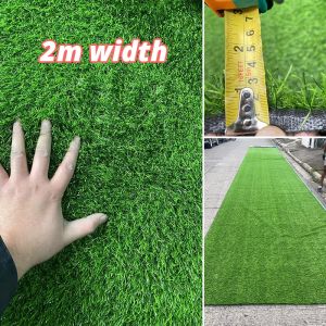 Excellent Quality Artificial Grass Mat 1 to 4 Meters Wide 0.5 to 25 Meters Long Custom PP Material