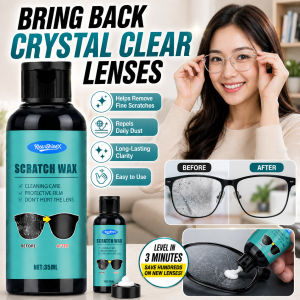✨ Scratch Repair Cream For Glasses/Sunglasses/Plastic Lenses/Antiscratch Coating/Easy Application/Quick Fix/Restores Clarity/Polish Paste 眼镜划痕修复膏