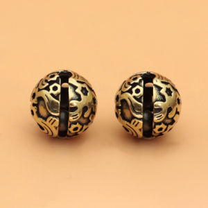 [tianjunmaoyi] เครื่องประดับทองเหลืองแบบย้อนยุคที่ทนทานจี้รูปกระดิ่งขนาดเล็กสำหรับเป็นของขวัญเครื่องประดับจี้ห้อยพวงกุญแจของขวัญวันเกิด