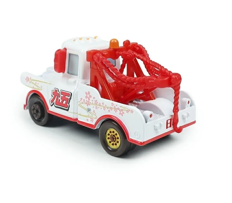 Disney Pixar Cars Metal Diecast Golden Young Ivan Lightning Mcqueen Tow  Mater Dr. Damage Arvy Big Wheel Foot Car Model Toy Gift