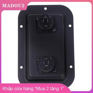 [COD] MADOU2 Tấm ổ cắm Hộp nối Clip Guitar kép lớn cho PA Tủ loa ổ cắm Hộp nối Clip phụ kiện