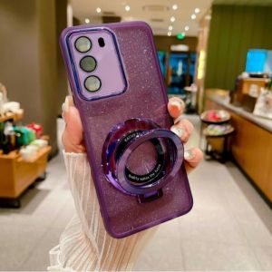 Vỏ cho Infinix Hot 50 Pro + 2024 Infinix Hot 50pro + 50i 50 Pro cộng với + 5G 4G Vỏ điện thoại được trang bị với 3D CD đế dạng Nhẫn Chủ trường hợp long lanh silicon bột Bling vỏ điện thoại