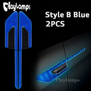 stickers for car  Car Reflective Strips Carbon fiber Car Sticker Truck Auto Motor Anti-Scratch Safety Warning Sticker