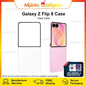 [New] Samsung Galaxy Z Flip8 Original Case | Clear | Clear Magnet | Silicone | Flipsuit