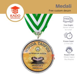 Medali Kalung Wisuda Tahfidz Quran