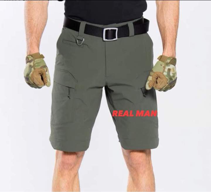 Mens Waterproof Tactical Cargo Shorts Cotton Cargo Shorts For