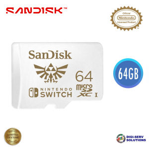 Sandisk Nintendo Licensed 64GB Memory Card For Nintendo Switch (SDSQXAT-064G-GN3ZN)