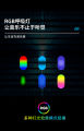 ZQS1202 Desktop Mini Portable Wireless Bluetooth Speaker Subwoofer FM Radio with Rainbow LED Light. 