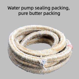 Đóng gói bơ nguyên chất đóng gói niêm phong đặc biệt cho van bơm nước đế sợi bông nhiệt độ cao và chịu lực ép độ cao chống mài mòn và chống rò rỉ nước công nghiệp