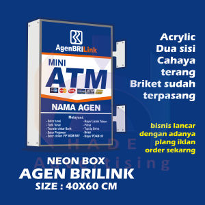 Neon Box 50x60cm Custom Mini ATM