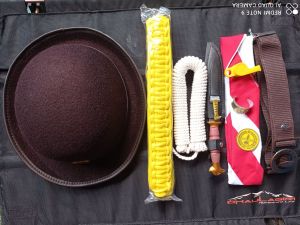 Paket pramuka SMA penegak lengkap 9 barang