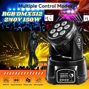 READY SHEHDS Lampu Sorot Panggung party dj Sensor suara LED Spotlight Stage RGB DMX512 240V 150W