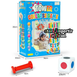 Mainan Tower Collapse Game YG 7 | Mainan Motorik Anak Terbaru Mainan Menara Tower Collapse Game Murah Mainan Anak Family Game Tower Collapse