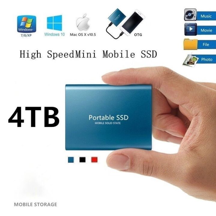 SSD High-speed Solid State Mobile Hard Drive 8TB 6TB 4TB 2TB 1T 500G ...