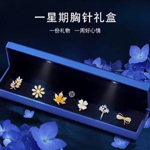 SHIYITH Luxury Fashionable Brooch Set for Women HighEnd Weekly Butterfly Brooch Gift Premium AntiExposure Pin