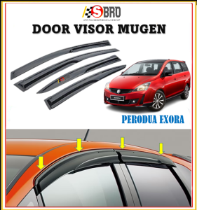 PROTON EXORA Mugen Door Visor Air Press Window Style Acrylic Wind Deflector (4PCS/SET)