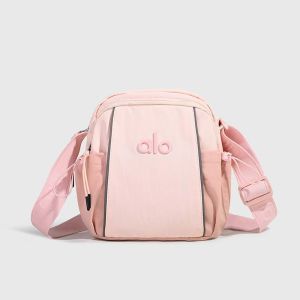 Original ALO Yoga Small Crossbody Bag Nylon Casual Sling Bag Multi Pocket Shoulder Bag for Womens
