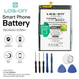 Baterai Log On EB-BA217ABY Untuk Samsung A02 / A12 / A04S / M02 / A13 / A21S Power Boost Batre