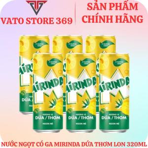 Nước ngọt MIRINDA hương vị thơm dứa lon 320ml
