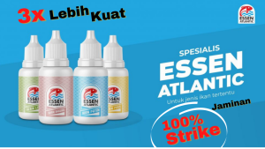 Umpan Mancing Ikan Mas Lele Bawal Patin Essen Atlantic Galatama Harian 30ml