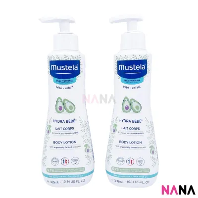 Mustela Hydra Bebe Body Lotion 300ml x2